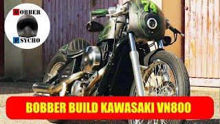 Selfmade Bobber Build. Kawasaki VN800 custom. Timelaps transformation. Low budget projekt.