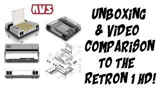 retroUSB AVS UNBOXING & COMPARE TO RETRON 1 HD GRAPHICS