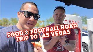 Tesla Roadtrip to Las Vegas Flag Football! Brew Tea Bar, Pho Kim Long, Dim Sum & even Sam’s Club