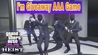 GIVEAWAY AAA GAME | GTA 5 ONLINE DIAMOND CASINO HEIST $8,000,000 | When GTA 6 Release