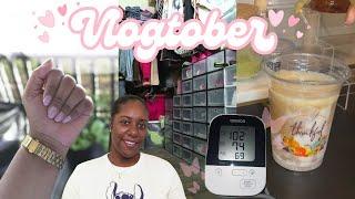 VLOGTOBER | Sneaker Closet Revamp + Breast Cancer Awareness + Blood Pressure Hacks + Self-Care