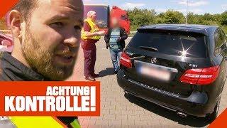 Verwirrte Aussage! Auto mit rotem Kennzeichen in Kontrolle 1/2 | Achtung Kontrolle | Kabel Eins