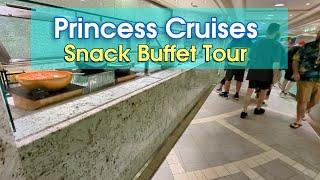 Princess Cruises Afternoon Snack Buffet Food Tour 2024 (Regal Princess)