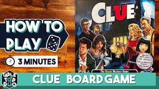 How To Play Clue Board Game in 3 minutes (Cluedo Board Game Rules)