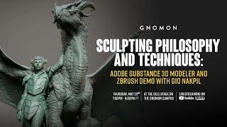 Sculpting Philosophy and Techniques: Adobe Substance 3D Modeler & ZBrush Demo with Gio Nakpil