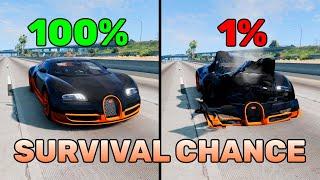BeamNG.drive Realistic Crashes #25 | Epic Survival Chance Test