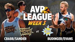 Ta.Crabb/Sander vs. Budinger/Evans | New York Nitro vs. San Diego Smash AVP LEAGUE WEEK 3