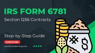 How to Complete IRS Form 6781 - Simple Example