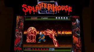 Splatterhouse Arcade Cabinet MAME Playthrough w/ Hypermarquee