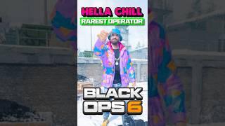 How to get the *RARE* "HELLA CHILL" Operator in BLACK OPS 6