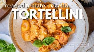 Roasted Tomato Ricotta Tortellini | This Savory Vegan