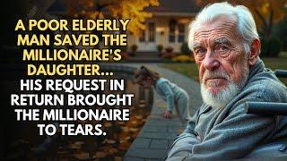 842   A poor elderly man saved the millionaire's daughter    His request in return brought the milli