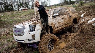 Lacey Blair Takes Her SEMA Escalade Mudding!!!!!!!!