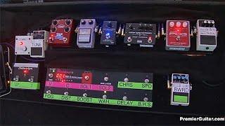 Soundgarden's Kim Thayil and His Pedalboard