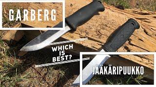 Mora Garberg vs Terava Jaakaripuukko - Which is the best heavy bushcraft blade?