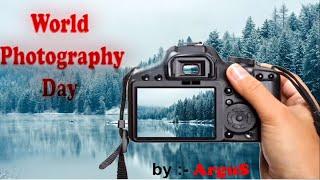 World Photography Day Poster using Adobe Photoshop | Tutorial to make Flyer on World Photography Day