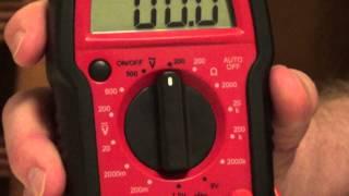 How to Read a Digital Multimeter - How to Use a Digital Multimeter