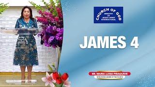 Sermon: James 4 - May 26, 2025 - Sister Maria Luisa Piraquive