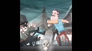 Mr Peterson VS 4 cops // LUNA BALA (slowed) #edit #helloneighbor #wtrb #foryou #fypシ゚