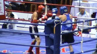 Zayats Andrei Belarus (blue) vs Sapvakasovz Kazakstan (red) IFMA 2011 muay thai