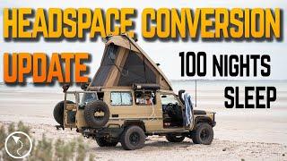 Headspace Troopy Conversion Update - 100 nights sleeping review