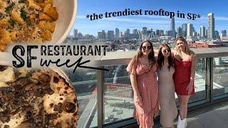 LIVING IN SAN FRANCISCO VLOG: Trendiest Rooftop Bar + SF Restaurant Week (BEST ITALIAN FOOD)