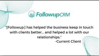 Following up with Clients made easy! - Followup CRM