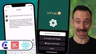 Build a ChatGPT Clone with React Native (Expo, SQLite, RevenueCat, Clerk, OpenAI)