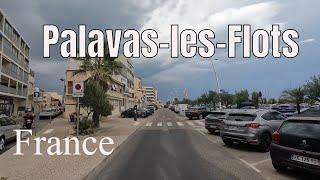 Palavas-les-Flots-4K - Driving- French region