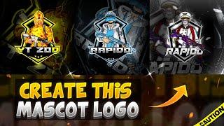 How To Make Gaming Logo | How TO Make BGMI Mascot logo | Bgmi mascot logo tutorial on android