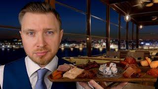 ASMR - Luxury Tasting Roleplay (City-View Skyscape)