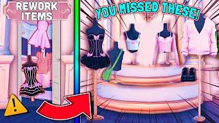 ️ITEMS That GOT *REWORKED* That you *MISSED*! | ROBLOX Dress to Impress