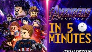 MARVELS Avengers Endgame In 5 Minutes [LEGO STOP MOTION]