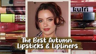 BEST AUTUMN LIPSTICKS & LIPLINERS!  | 2024 | Julia Adams