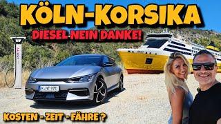 Köln - Korsika mit dem Elektroauto Kia EV6! Infos zu Fähre - Ladezeit - Verbrauch uvm