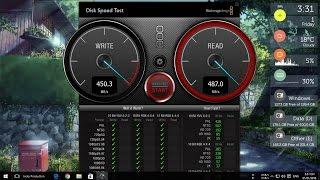 Speed Test SSD Kingston V300 120GB with Windows 10