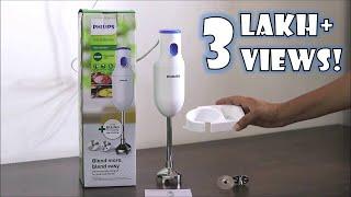 Philips Hand Blender HL1655 Unboxing and Review - Best Hand Blender with Steel Rod in India