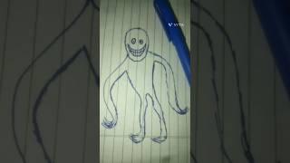 I make a monster drawing #shortsvideo #artist #art #drawing #viralvideo