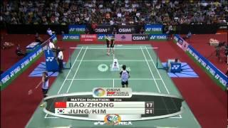 F - WD - Jung K.E./Kim H.N. vs Bao Y./Zhong Q. - 2012 Yonex-Sunrise India Open