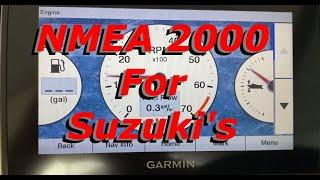 Suzuki NMEA 2000 : Complete Install For Outboards