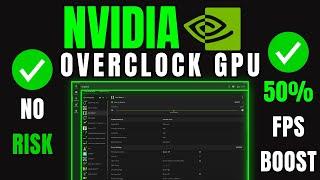 NEW GPU Overclock Setting - Huge FPS Boost! (100% Safe)