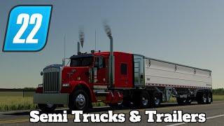 FS22 Mod Spotlight - Semi Trucks & Trailers!