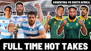 ARGENTINA vs SOUTH AFRICA | FULL TIME HOT TAKES