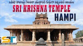 Sri Krishna Temple Hampi Karnataka Detailed Video In Telugu | Suman Telugu Traveller