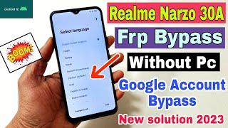 Realme Narzo 30A FRP Bypass Android 11,12 Update | Realme (RMX3171) Google Account Bypass Without Pc