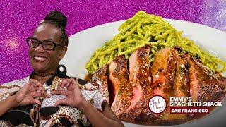Bhan Mae Vane, Emmy's Spaghetti Shack, District | Check, Please! Bay Area