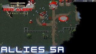 Command & Conquer Red Alert Remastered - Allied Mission 5A - TANYA'S TALE NORTH (Hard)