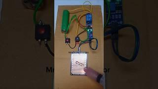 An alarm will automatically sound when it rains #project #tech #scienceproject #shorts