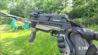 Steambow AR6 Stinger 2 Tactical Speedtest 6 Schuss