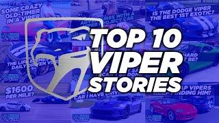 VINwiki's Top 10 Dodge Viper Stories!